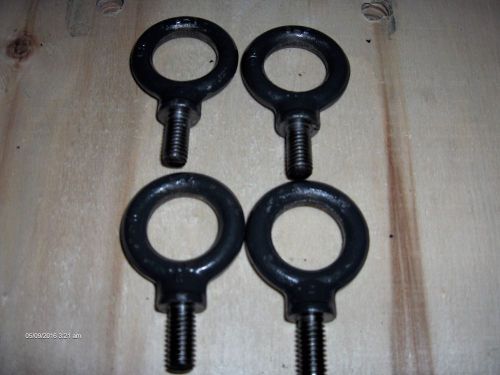 Eyebolts, Lot of 4- 3/8&#034;,