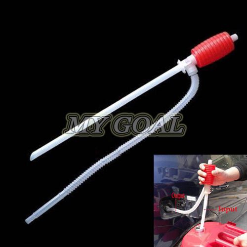 Hand siphon syphon oil water petrol diesel air fuel liquid transfer pump pipe for sale