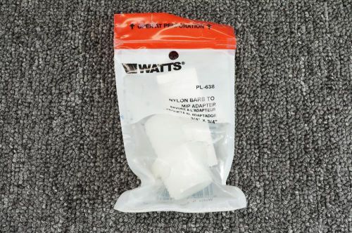 Watts Nylon Barb To MIP Adapter  PL-638 3/4&#034; X 3/4&#034;