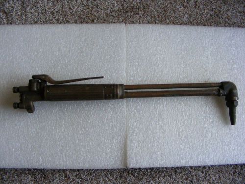 Vintage Brass Linde OXWELD Large Oxygen Acetylene Cutting Torch BLOWPIPE C-32