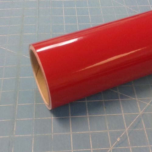 1 Roll 12&#034; X 10&#039; Dark Red Oracal 651 Sign Cutting Vinyl