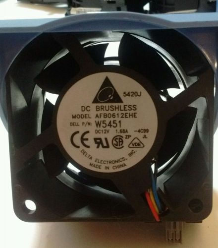 Delta DC Brushless Fan Model AFB0612EHE With Case P/N W5451