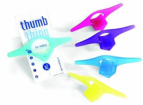 Thumb thing book page holder and bookmark, medium, colors may vary (tpg-tt2) for sale