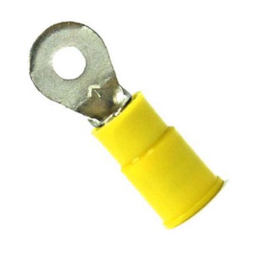12-4006 Thomas and Betts 10RC-6 Ring Terminal, #6, 12-10 AWG, Yellow, 100 Pack