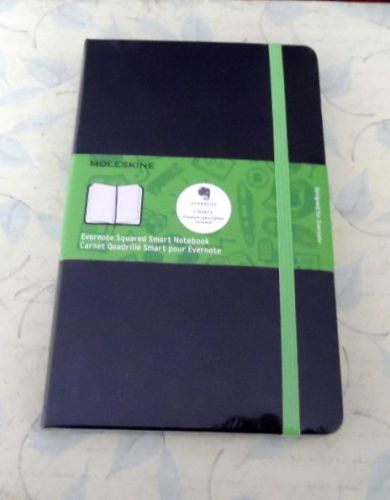 SEALED Moleskine Evernote Smart Notebook Squared LARGE NEW 892475