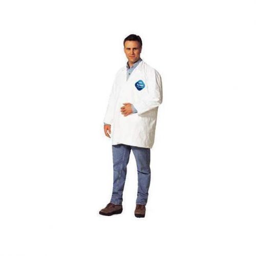 Dupont Tyvek Lab Coats 3XL, Snap Front, 2 Pckts, Qty. 30, TY212SWH3X003000 /HT1/