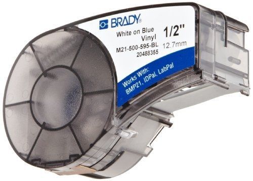 Brady M21-500-595-BL BMP21 Tape B- 595 Indoor/Outdoor Vinyl Film Size: 1/2&#034; x