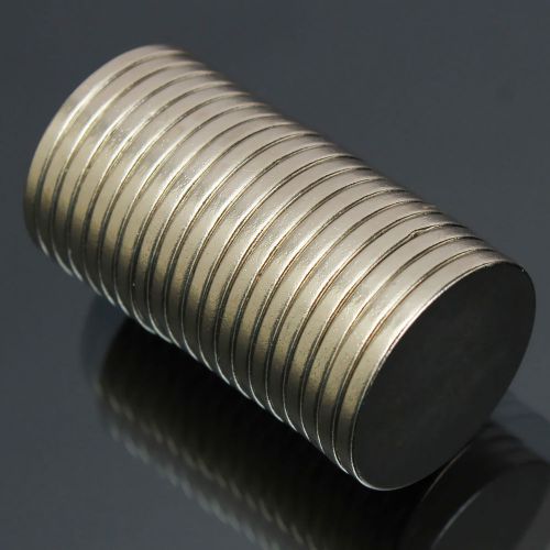 20pcs N52 20mm x 2mm Strong Disc Magnets Rare Earth Neodymium Magnets
