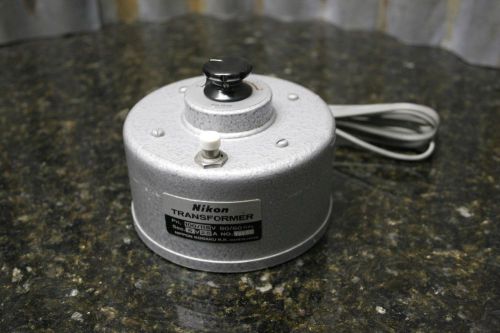 Nikon 6v 2.5a Variable Microscope Light Transformer Power Supply FAST FREE S&amp;H