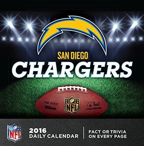 Turner San Diego Chargers 2016 Box Calendar, January-December (8051452)