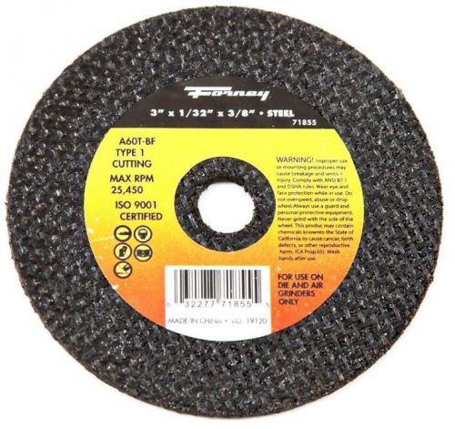 Cutting/abrasion cut-off wheel type 1 metal 3 in. x 1/32 in. x 3/8 in. 100-pack for sale