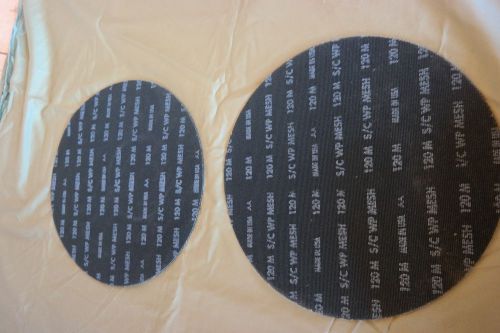 New round sanding screens 16&#034; 120 mesh rotary floor sander 8 pc for sale