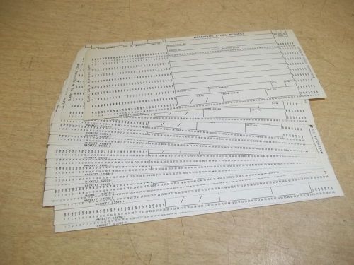 NEW Lot of 17 Clark Oil Refining Warehouse Stock Request Forms Hackett C2539-1