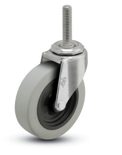 Shepherd regent series 3&#034; diameter tpr wheel swivel caster, 3/8&#034; diameter x for sale