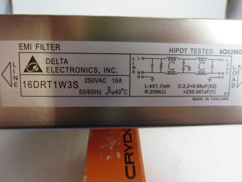 DELTA ELECTRONICS,  16DRT1W3S,  EMI FILTER