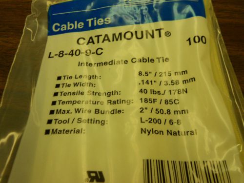 Catamount L-8-40-9-C Qty 100 PK NEW (Thomas &amp; Betts)