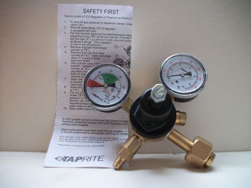 TAPRITE HP DUAL GAUGE 1800 PSI Max Inlet Pressure CO2 Regulator