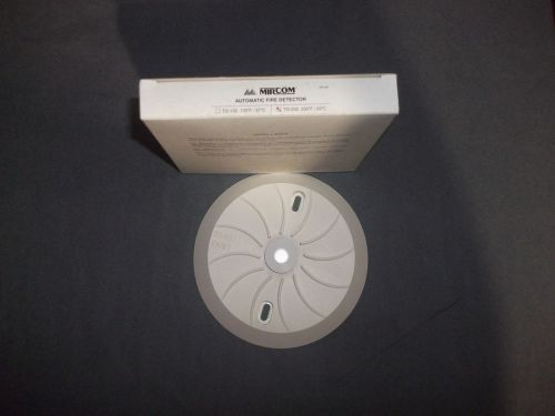 MirCom Automatic Fire Detector #TD-200 Fixed Temperature Heat Detector