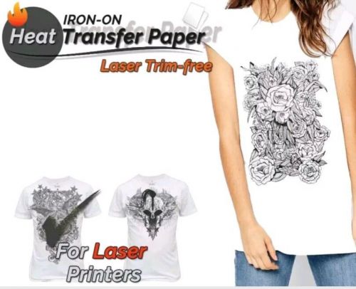 Laser Light Self-Weeding Heat Transfer Paper - 8.5x11 - 25 Sheets :)