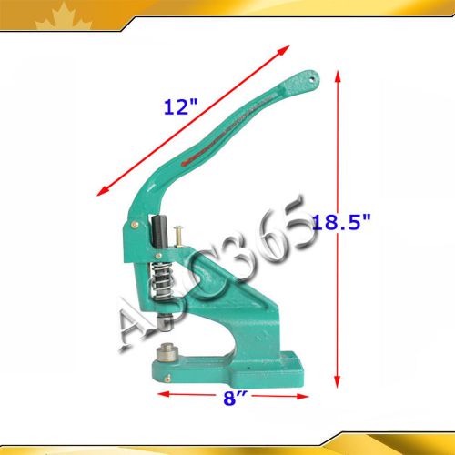 3 Size Die Mould All Metal Manual Grommet Press Machine +1100 Eyelet Banner