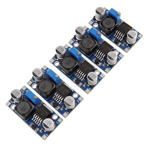 NEW,Adjustable Buck Converter-5Pcs-Down Power Supply-LM2596S,1.25-35V, DC-DC.