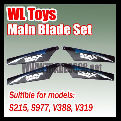 WL Toys S215, S929,, V757, V388 rc helicopter Replacement main blade set