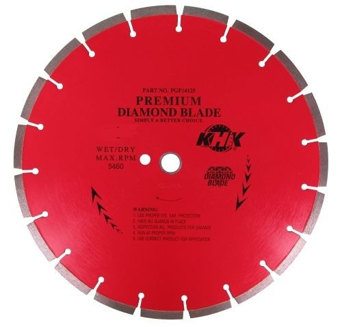 KHK PGP16145 Premium 16&#034; General-Purpose Wet/Dry Segmented Diamond Blade 1&#034;-20mm