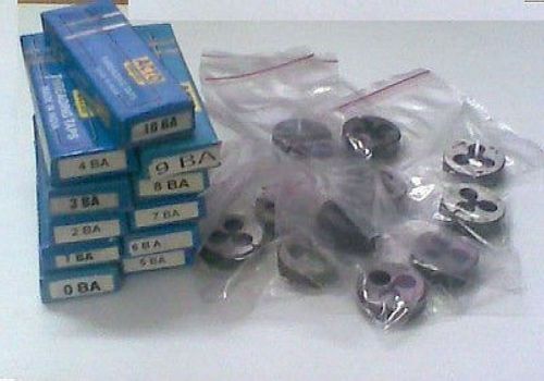 NEW BRITISH ASSOCIATION 44 PCS TAP DIES SET 0 TO 10 B.A - BA 44 TAPS 11 DIES