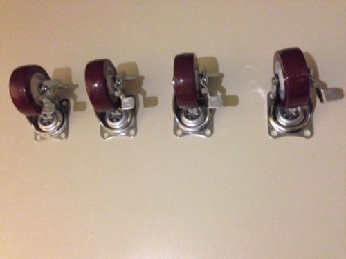 3&#034; Swivel Caster with Brake (4-Pack) - BRAND NEW