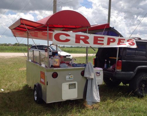 Trailer crepe machine