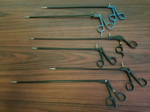 Lot 6 Karl Storz R. Wolf Solos Snowden Pencer Grasping Forceps surgery surgical