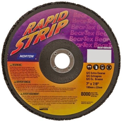 Norton Abrasives - St. Gobain Norton Bear-Tex Rapid Strip Depressed Center