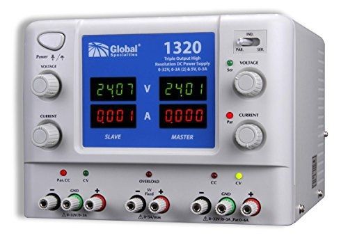 Global Specialties 1320 Triple Output High Resolution DC Power Supply