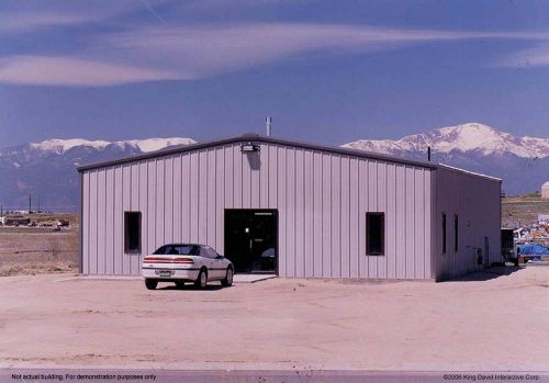 Thunderbolt steel buildings 30&#039; x 40&#039; x 14&#039; steel garage kit for sale