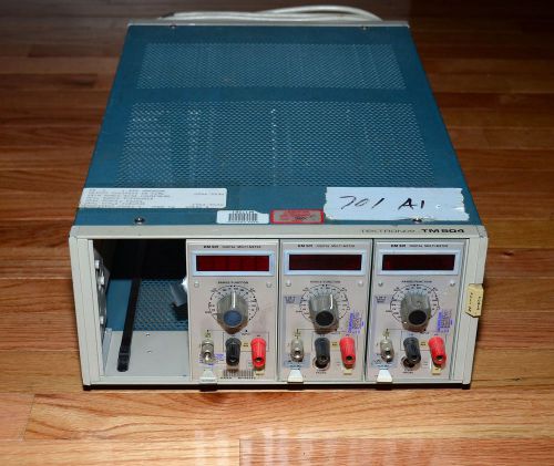 Tektronix TM504 4-Slot Module Mainframe with 3x DM501 - No Power