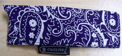 Set of 2 Ergodyne Chill Its #6700 Bandana Headband Navy Western