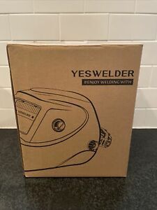 YESWELDER Solar Powered Auto Darkening Filter Welding Helmet Shade 4, 9-13