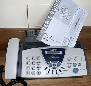 Brother Fax-575 Personal Plain Paper Fax Phone &amp; Copier Machine With Manual