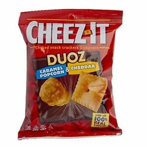 Sunshine Cheez It Duoz Caramel Popcorn and Cheddar Cracker, 4 Ounce -- 6 per cas