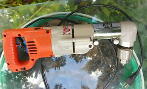 1107-1 Milwaukee 7 amp Reversible 1/2&#039;&#039; Corded Right Angle Drill Variable speed