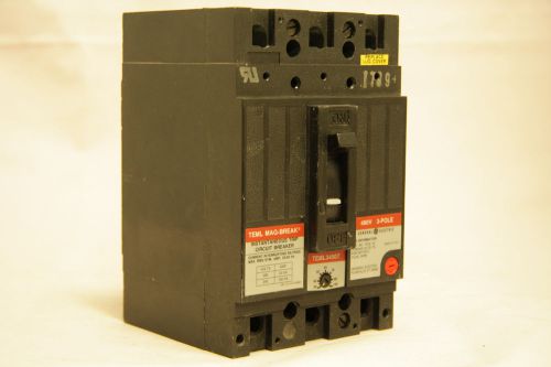 GE General Electric TEML34007 Mag-Break 3 Pole 7 Amp 480V Circuit Breaker TEML