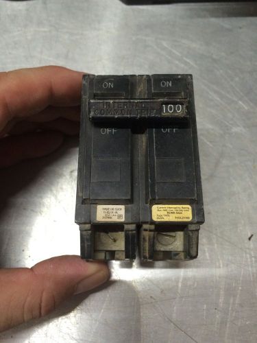 General Electric 100 AMP 2 pole breaker 120/240 Volt Type THQL