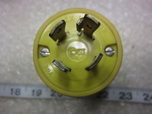 Woodhead 30A 125/230V Hubbell 2711 Style Locking Plug L14-30P, New