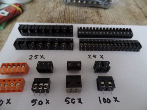 300 CONNECTORS  TERMINAL BLOCKS  SCREW  BOARD TO WIRE