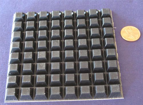 3M BUMPON SELF- ADHESIVE BLACK RUBBER FEET ( 64 pcs )