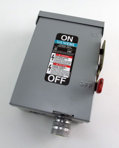 Siemens gf221nr type 3r disconnect switch - 30a, 240vac for sale