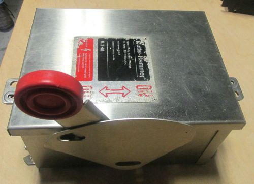 Cutler-hammer 30a hd safety switch cat# dh361uwk . 600v, nema 4 &amp; 4x .. ss-110 for sale