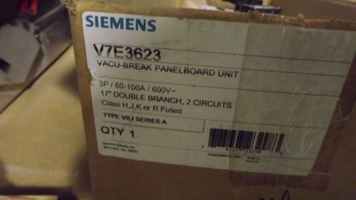 nib siemens fusible bucket V7E3623 60/100 600 V