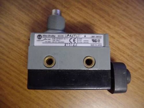 ALLEN BRADLEY 802B-SPABXSX LIMIT SWITCH TOP PUSH PANEL MOUNT NEW