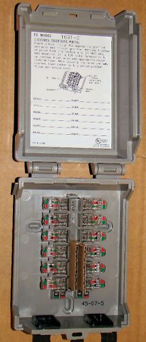 Tii 169t sealed termination housing with 68t block cat6 for sale